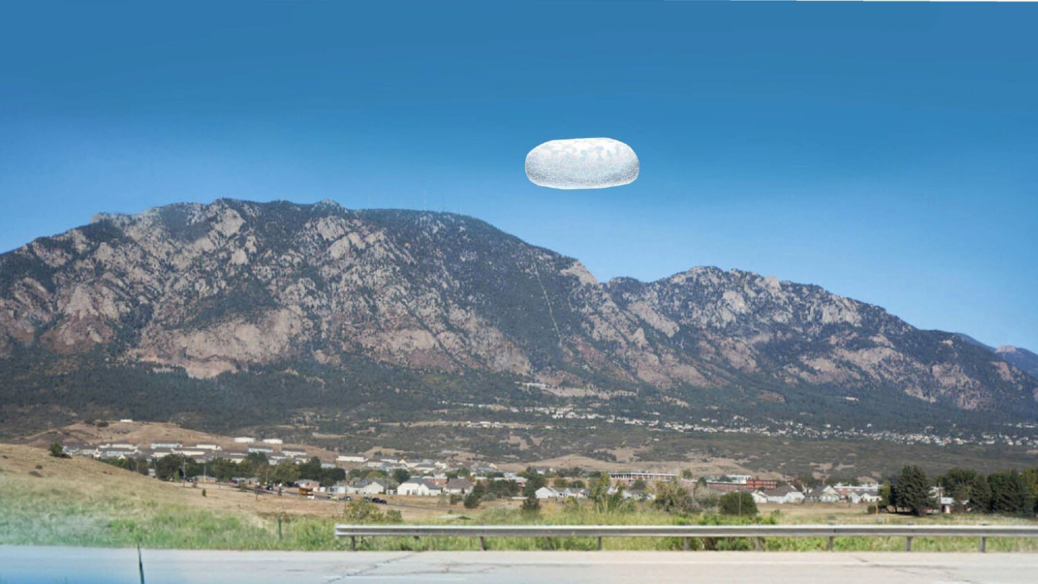 FBI · R03 · Digital rendering — Unresolved UAP report, Colorado Springs, 2022